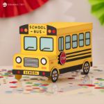 School Bus Gift Box SVG