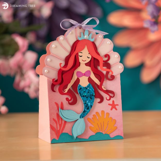 Mermaid Treasure Bag SVG