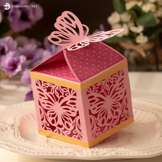 Butterfly Bliss Favor Box SVG