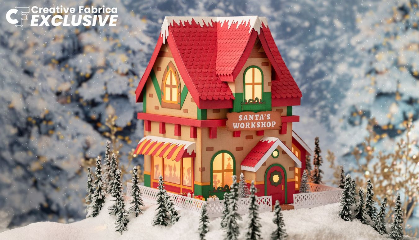 SANTA'S WORKSHOP - EXCLUSIVE ON CREATIVE FABRICA