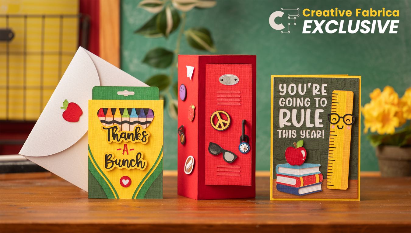 SCHOOL DAYS SVG BUNDLE - NEW ON CREATIVE FABRICA